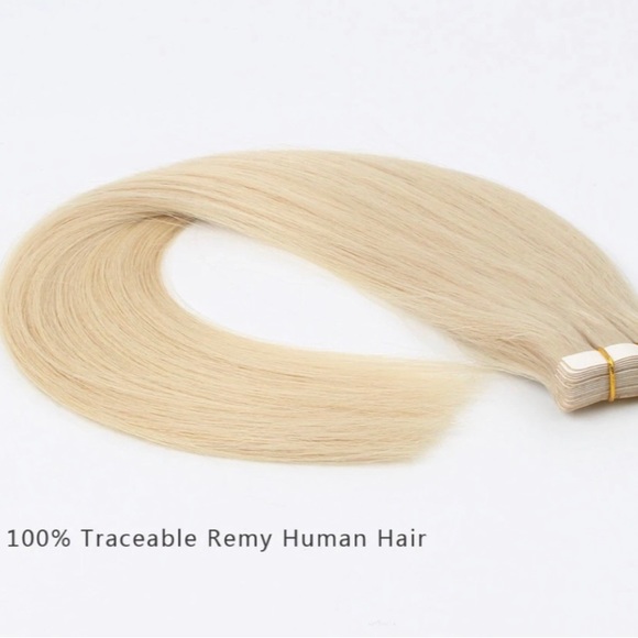 New in box Amazing hair beauty extensions Platinum blonde 16” Amazing deal!! - Picture 3 of 11